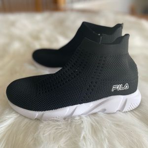 Black FILA Athletic Shoes Memory Foam Soles
